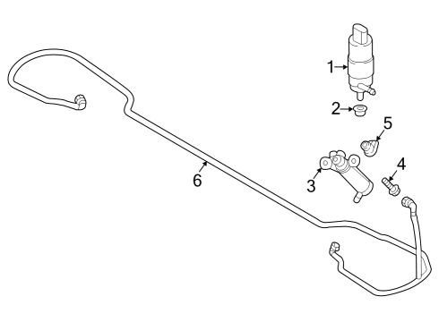 2023 Audi RS3 Washer Components