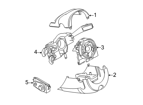 2015 Audi S8 Shroud, Switches & Levers