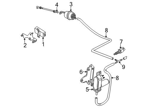 1999 Audi A8 Quattro Cruise Control System