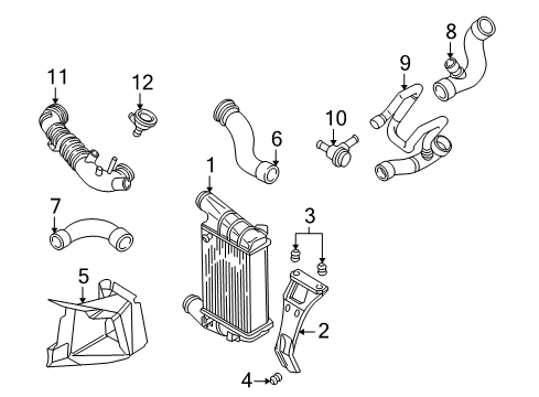 1998 Audi A4 Quattro Intercooler