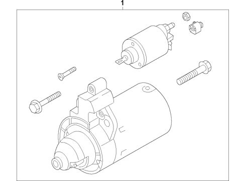 2022 Audi A7 Sportback Starter