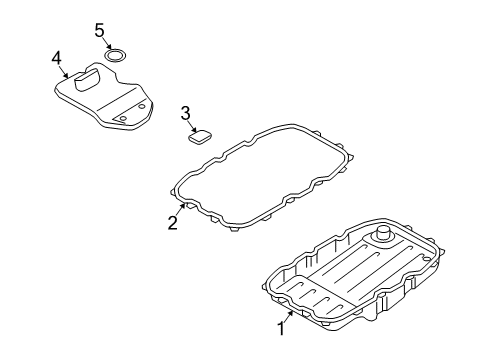 2009 Audi Q7 Automatic Transmission, Maintenance Diagram 1