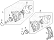 Diagram for Audi A6 Alternator - 06E-903-016-T