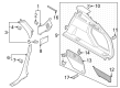 Diagram for Audi e-tron Quattro Pillar Panels - 4KE-867-246-3FW