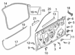 Diagram for Audi A5 Sportback Door Moldings - 8W8-853-283-2ZZ