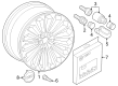 Diagram for Audi e-tron S Alloy Wheels - 4KE-601-025-A