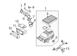 Diagram for Audi A3 Quattro Air Filter - 1K0-129-620-B