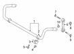 Diagram for Audi e-tron S Sportback Sway Bar - 9Y0-411-305