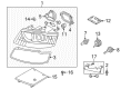 Diagram for Audi S4 Headlight - 8E0-941-029-AC