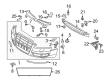 Diagram for Audi A6 Headlight Screws - N-903-694-05