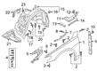 Diagram for Audi A6 Quattro Fender Splash Shield - 4K0-821-171-M