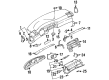 Diagram for Audi 100 Glove Box - 4A1-880-302-A-Q02