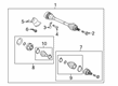 Diagram for Audi S8 Axle Shaft - 4N0-501-203-C