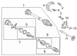 Diagram for Audi A7 Sportback CV Joint - 4KE-498-099-A