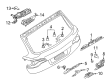 Diagram for Audi Tailgate Handle - 4L0-827-574-A-3FZ