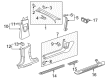 Diagram for Audi S7 Pillar Panels - 4G8-867-240-B-DL2