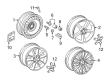 Diagram for Audi A3 Alloy Wheels - 8V0-601-025-BF