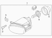 Diagram for Audi Allroad Quattro Fog Light - 4Z7-941-699-A