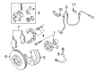 Diagram for Audi A8 Quattro Brake Caliper - 4D0-615-123-A