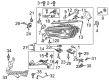 Diagram for Audi A4 Headlight - 8K0-941-003-AD