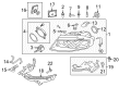 Diagram for 2011 Audi A4 Headlight - 8K0-941-030-BE