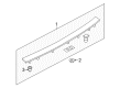 Diagram for Audi A7 Quattro Third Brake Light - 4G8-945-097