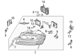 Diagram for Audi A8 Quattro Car Bulbs - 4E0-941-669