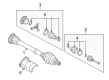 Diagram for 2007 Audi A4 CV Joint - 8E0-498-103-BX