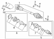 Diagram for Audi CV Joint - 1K0-498-103-M