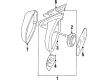 Diagram for Audi 100 Quattro Mirror Cover - 4A1-857-501-H-3FZ