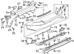 Diagram for Audi RS7 Bumper - 4G8-807-067-AK-GRU