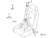 Diagram for Audi R8 Seat Belt - 427-857-706-D-V04