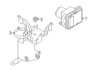 Diagram for Audi S6 ABS Control Module - 4F0-614-517-Q