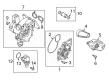 Diagram for Audi Q5 Drive Belt - 06K-121-605-B