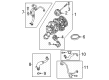 Diagram for Audi Exhaust Manifold Gasket - 0P2-145-039-A