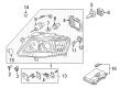 Diagram for Audi S6 Headlight - 4F0-941-029-EN