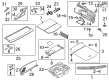 Diagram for Audi A3 Interior Lights - 8J0-947-409-B