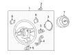 Diagram for Audi Q7 Steering Wheel - 8R0-419-091-BA-WVH