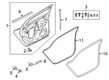 Diagram for Audi A6 Quattro Weather Strip - 4K0-839-699