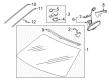 Diagram for Audi Wiper Pulse Module - 8U0-955-559-D