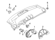 Diagram for Audi A4 Instrument Cluster - 8H0-919-219-8C1