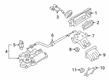 Diagram for Audi e-tron S Door Latch Cable - 4KE-827-535