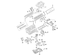 Diagram for Audi R8 Engine Mount - 420-199-381-AA