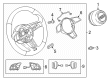 Diagram for Audi RS5 Steering Wheel - 8W0-419-091-EE-JQK