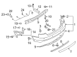 Diagram for Audi A5 Bumper - 8T0-807-067-C-GRU