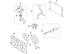 Diagram for Audi Thermostat Gasket - 059-121-139-A