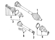 Diagram for Audi S4 Axle Shaft - 4A0-407-274-D