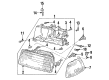 Diagram for Audi Headlight Screws - N-901-575-02