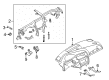 Diagram for Audi allroad Instrument Cluster - 8K1-857-003-C-24A