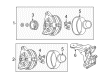 Diagram for Audi A8 Quattro Alternator - 079-903-015-RX